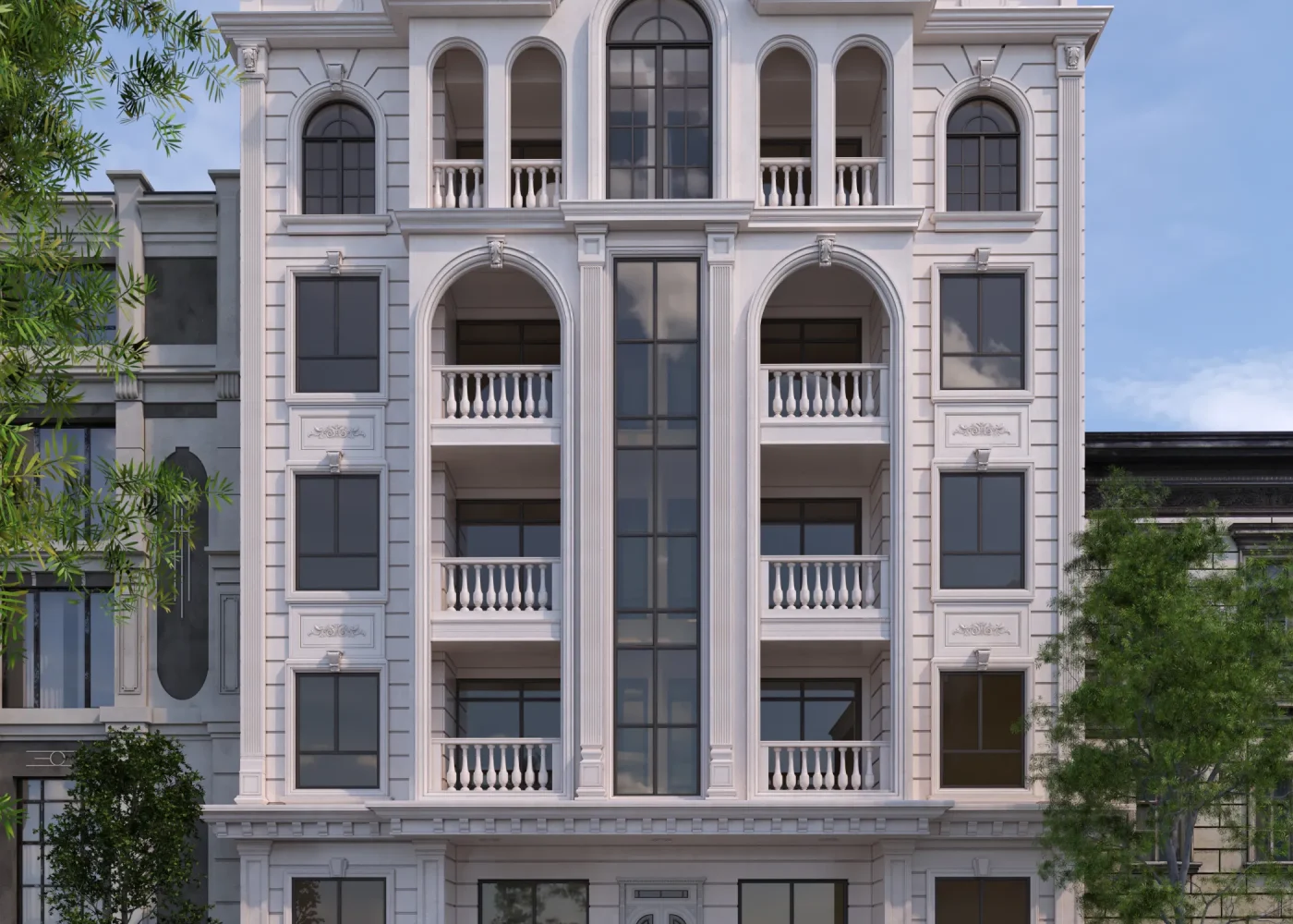 طراحی نمای ساختمان